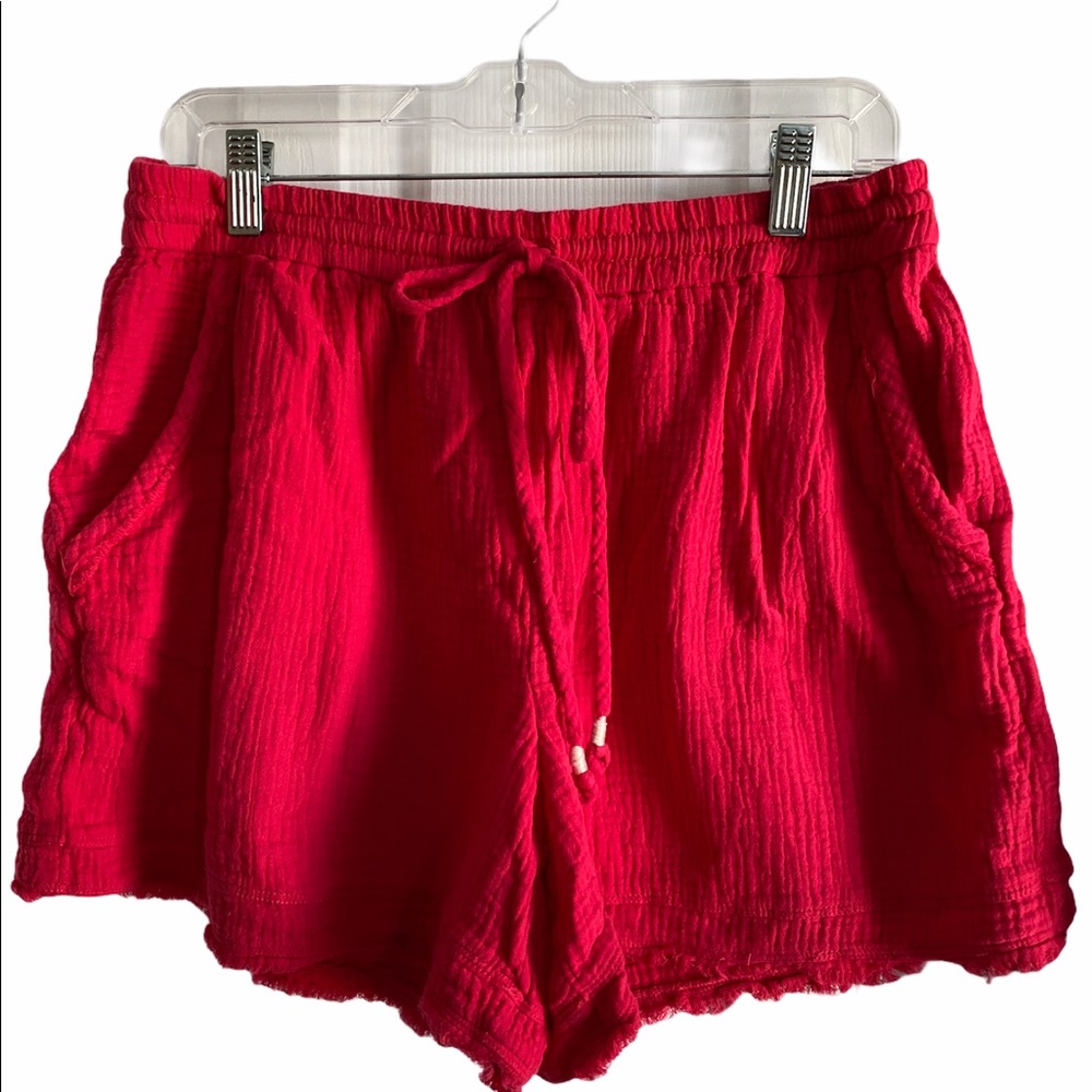 Anthro Saturday Sunday Marie Fray Cover Up Shorts